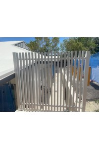 White Batten Fences SQM RATE Hamptons - Architectural - Custom