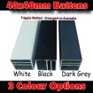 Battens 40x40mm - 5.5m lengths in Dark Grey - Bulk item & Uncut - Super Heavy Duty