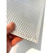 EMBOSSED ALUMINIUM 500x520 Exhaust Heat Shield Silver 0.5mm - DELIVERED